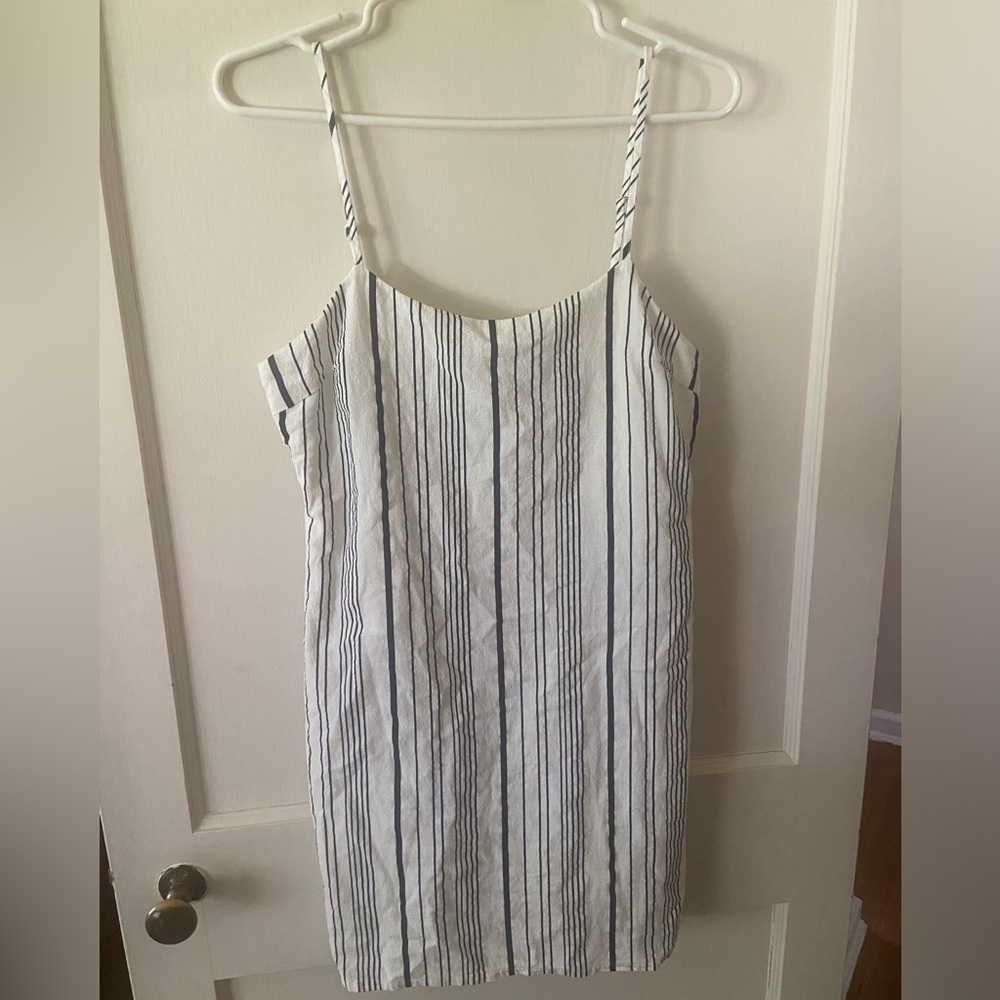 Lulu's Navy and White Striped Dress